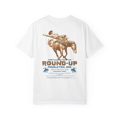 Vintage Rodeo Round-Up Pendleton T-Shirt, Front and Back