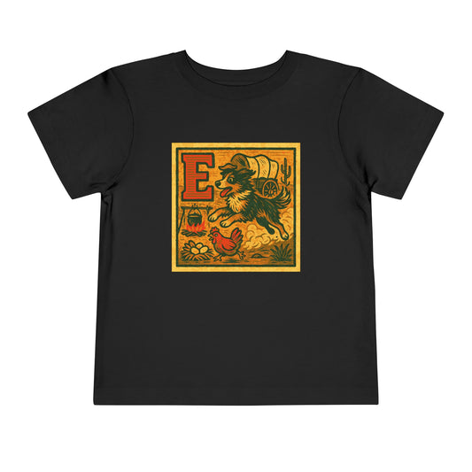 Western Block "E" Toddler Heavy Cotton™ Tee