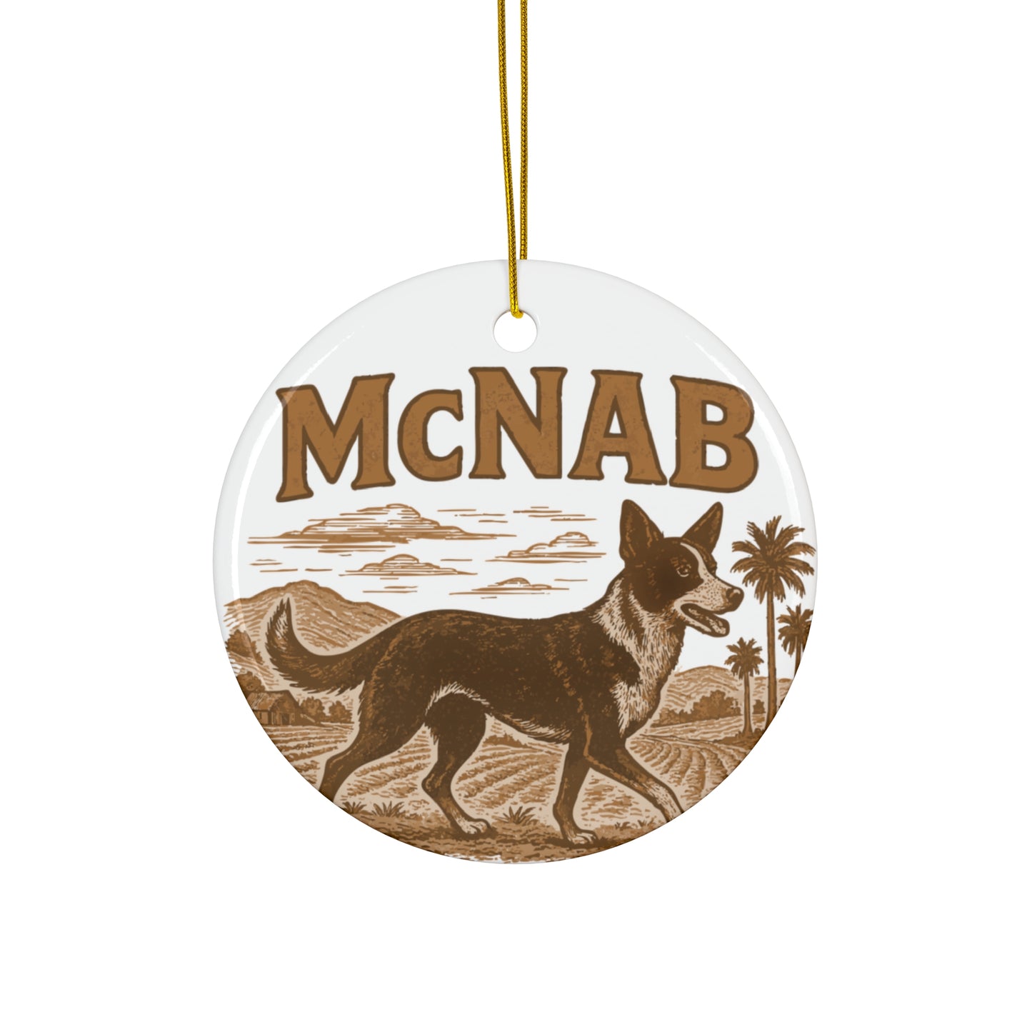 McNab Dog Ornament