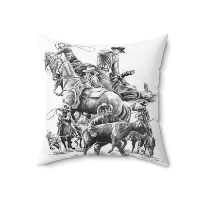 Calf Roping Pillow