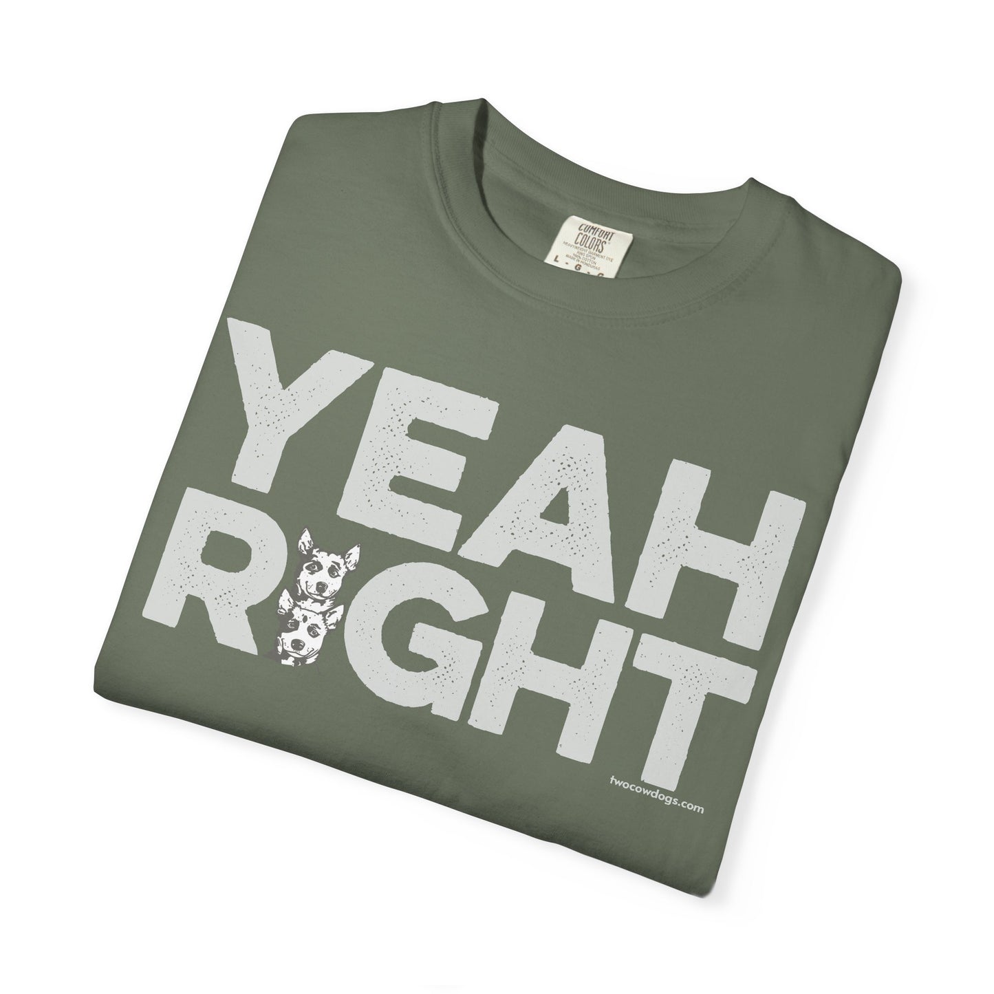YEAH RIGHT, Garment Dyed T-Shirt