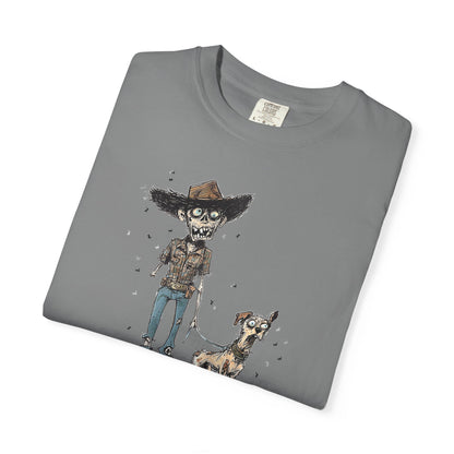 Dead on My Feet – Zombie Cowboy & Cowdog Tee