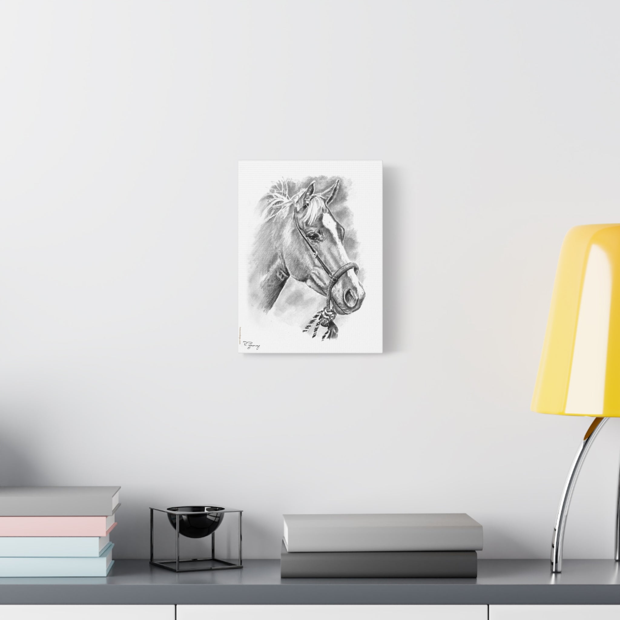 Stretched Canvas Vaquero Horse