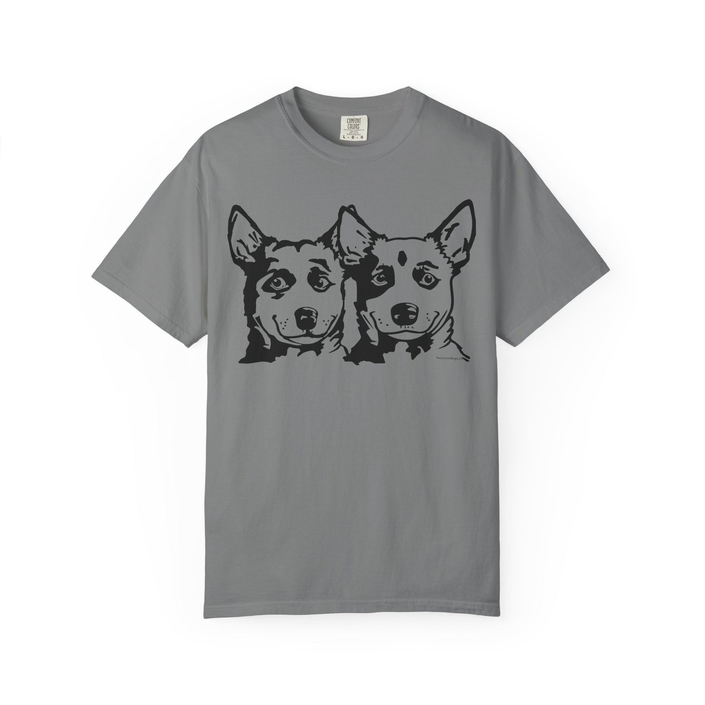 Cartoon Cowdogs Tshirt - Unisex Garment-Dyed