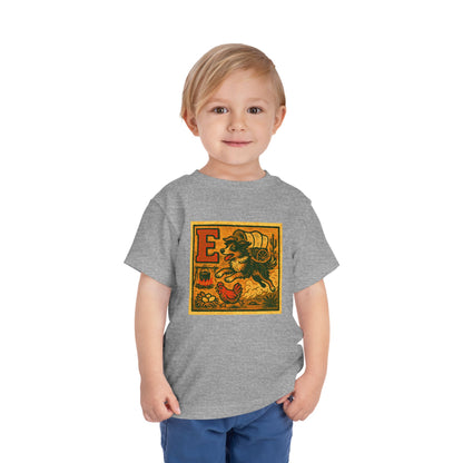 Western Block "E" Toddler Heavy Cotton™ Tee