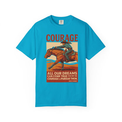Barrel Racing Courage Graphic T-Shirt