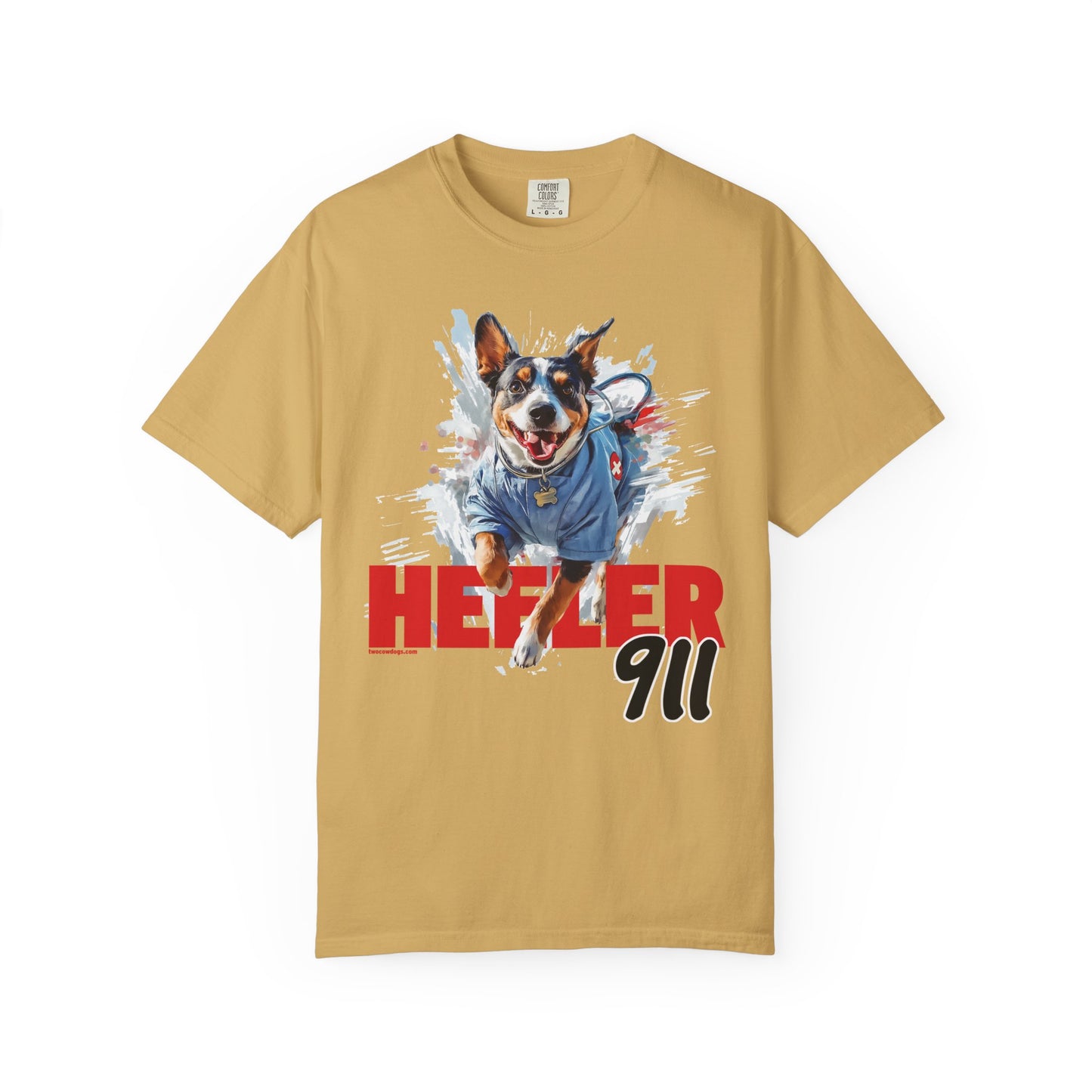 Heeler 911 Unisex T-shirt - Nurse Heeler Dog Design