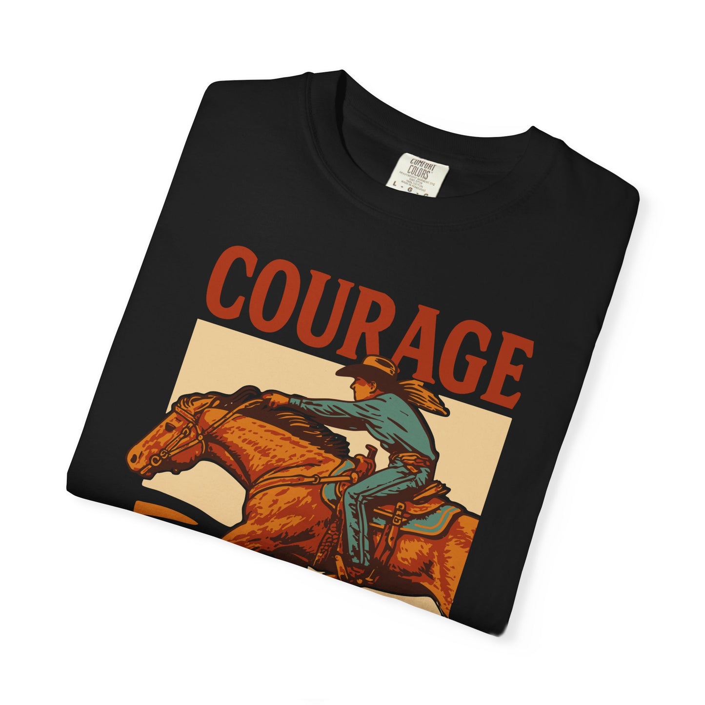 Barrel Racing Courage Graphic T-Shirt