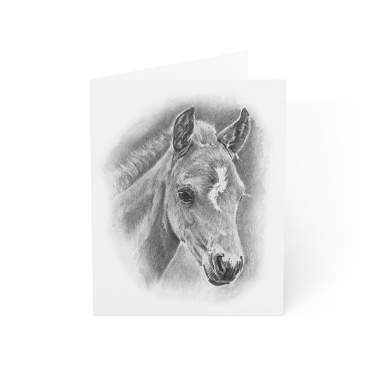 Blank Notecards - Little Lightning Foal Greeting Cards (1, 10pcs)