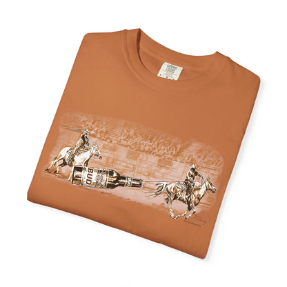 Team Ropers Roping Bottle Unisex T-shirt - Original Art Design