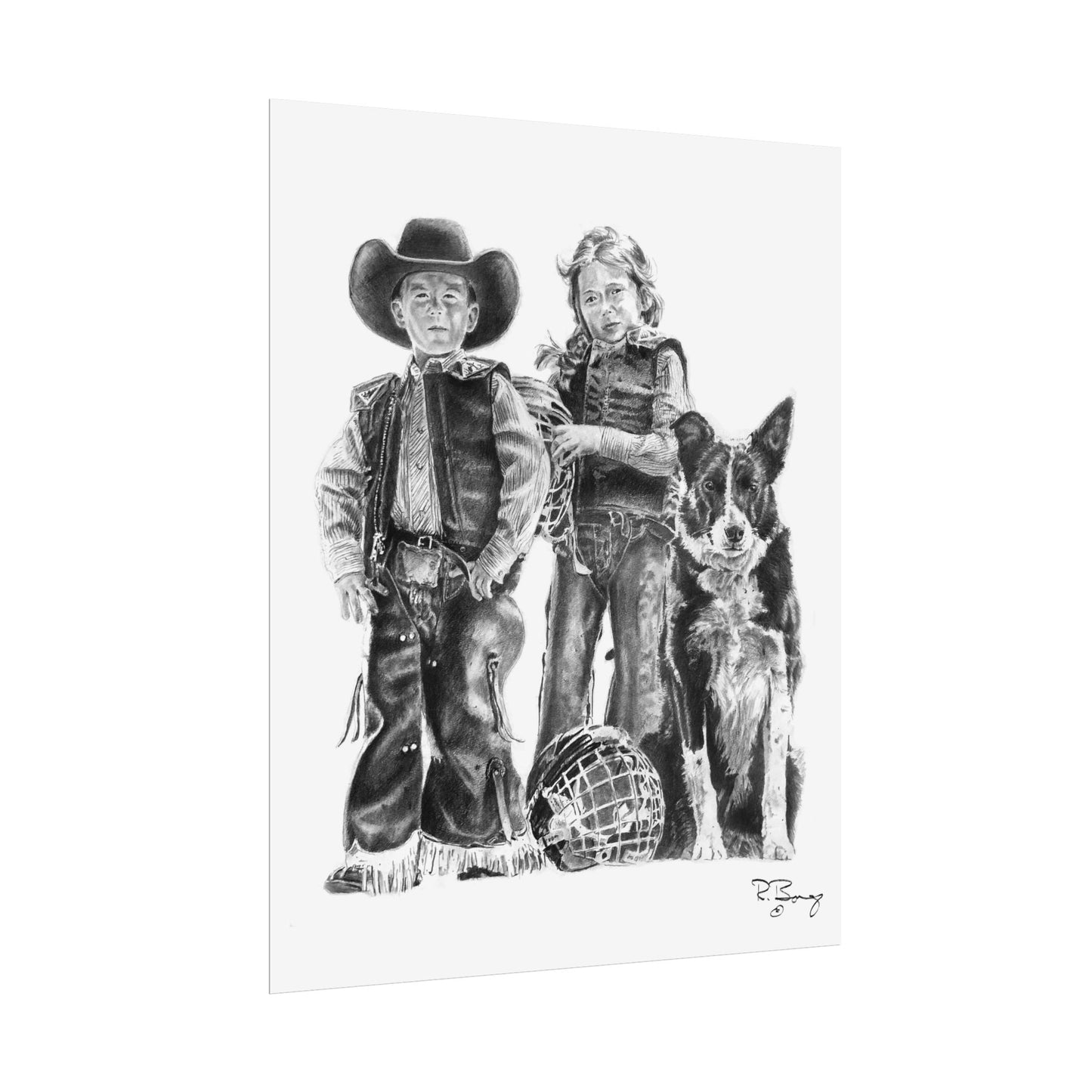 Mutton Busters and Border Collie Design