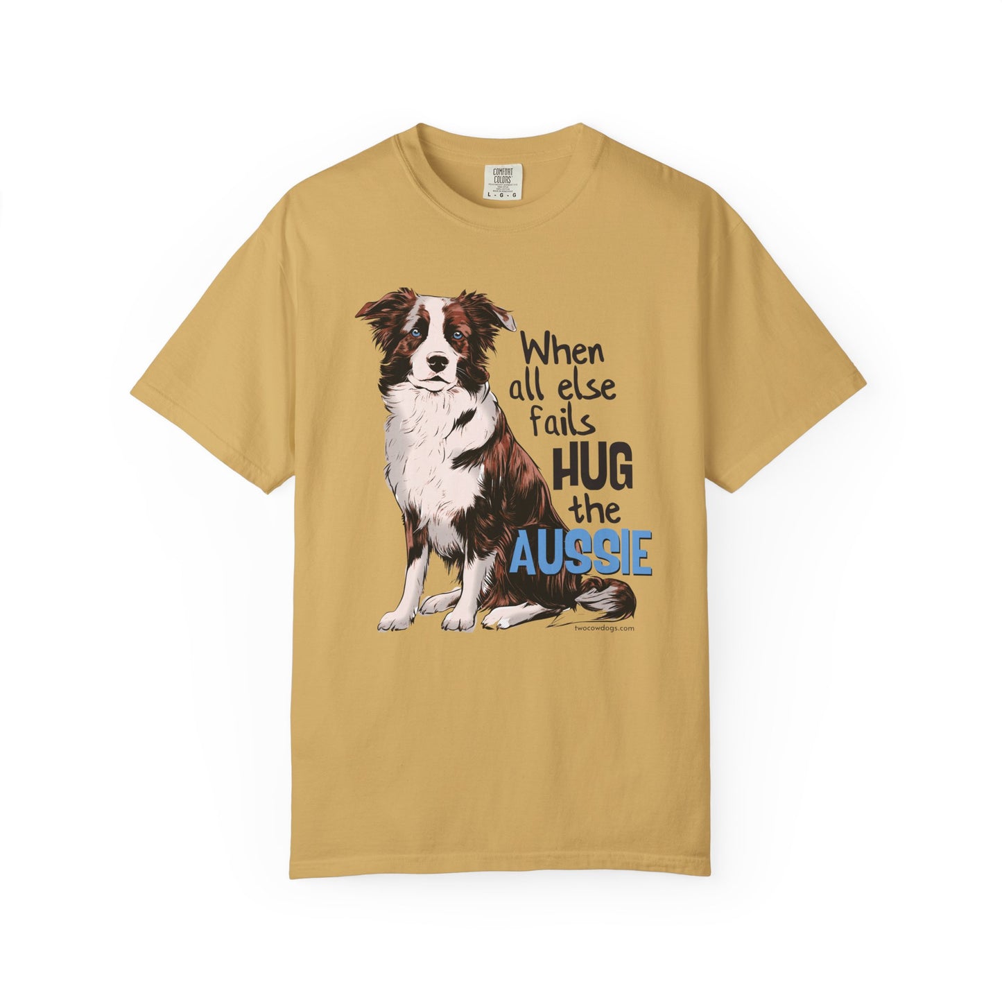Australian Shepherd, Aussie Hug Unisex T-shirt