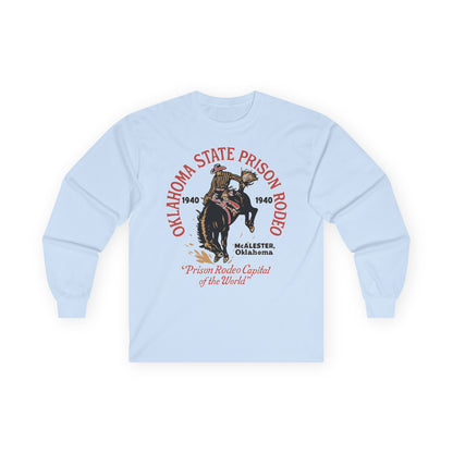 Oklahoma State Prison Rodeo Long Sleeve TShirt – Prison Rodeo Capital of the World