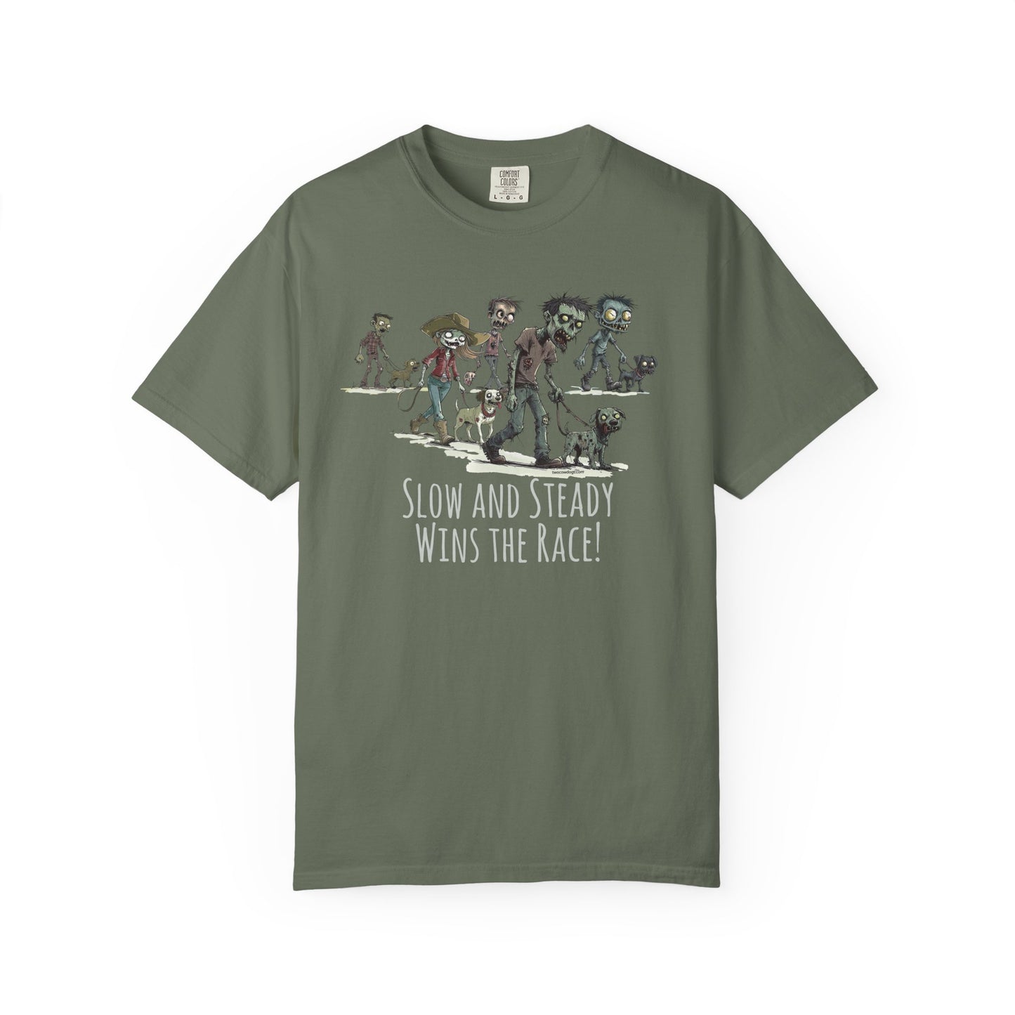 Slow and Steady Wins the Race – Zombie Cowdog Crew TShirt