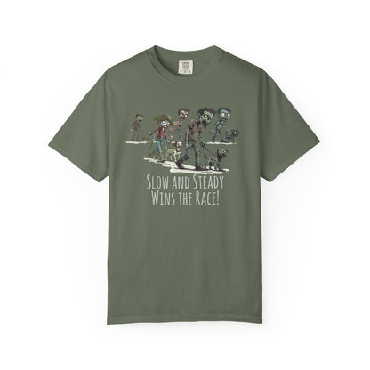Slow and Steady Wins the Race – Zombie Cowdog Crew TShirt