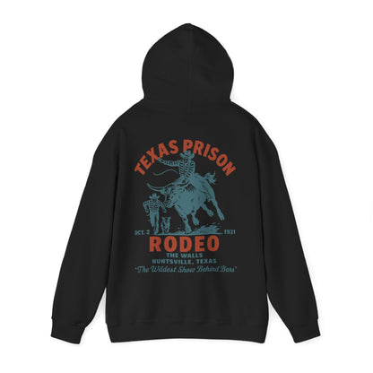 Vintage Rodeo Hoodie - The Wildest Show Behind Bars Design