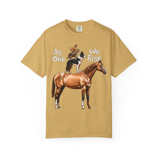 As One, We Rise, Stacked Animal Tee Shirt