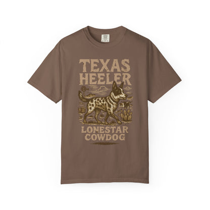 Texas Heeler Ranch Dog T-Shirt — Grit, Lightning & Loyalty
