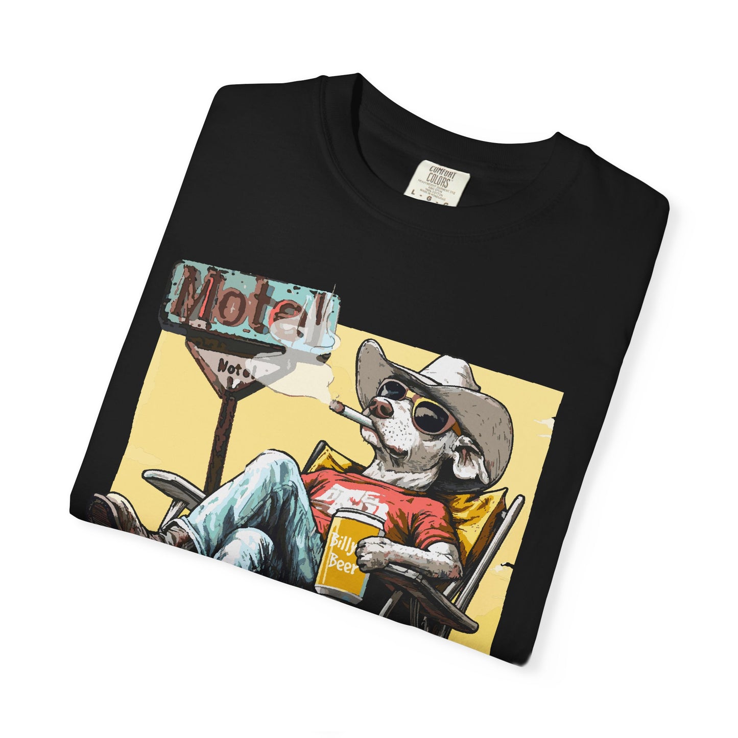 Two Pack Habit and a Motel Tan Tee Shirt