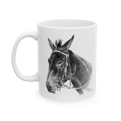 Mule "Big Ben" Ceramic Mug 11oz