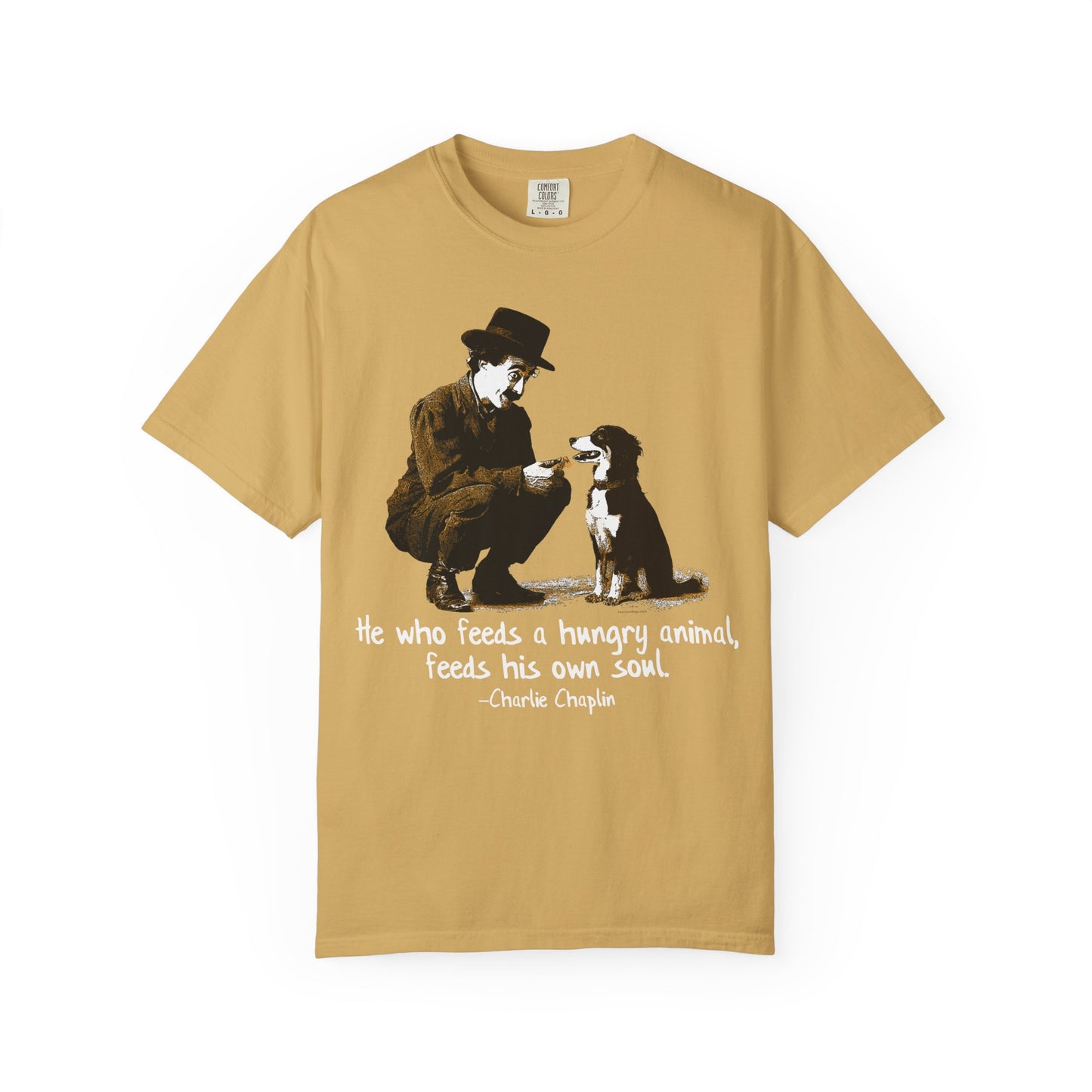 Vintage Chaplin Kindness Cowdog T-shirt