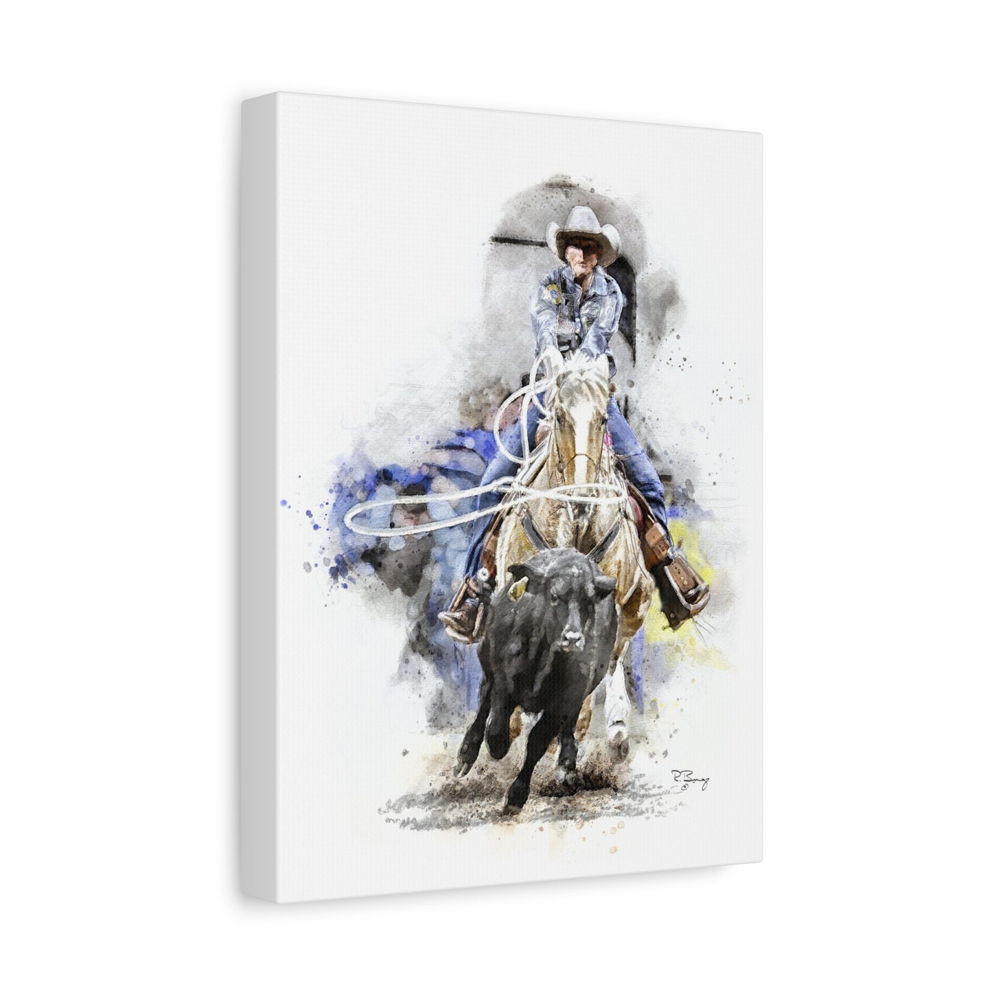 Canvas Print - Breakaway Roper Print on Canvas