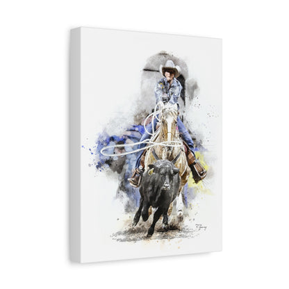 Canvas Print - Breakaway Roper Print on Canvas
