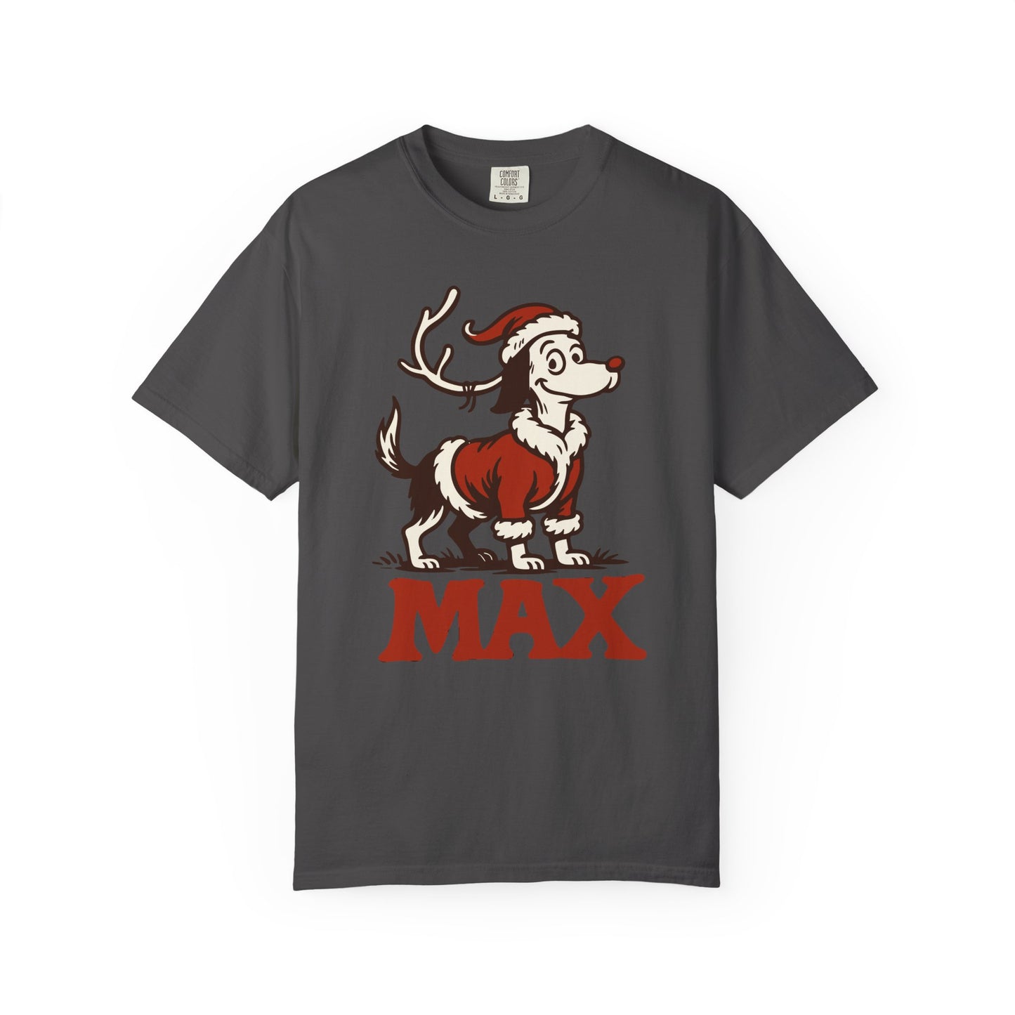 Max the Christmas Cowdog T-shirt