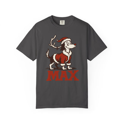 Max the Christmas Cowdog T-shirt