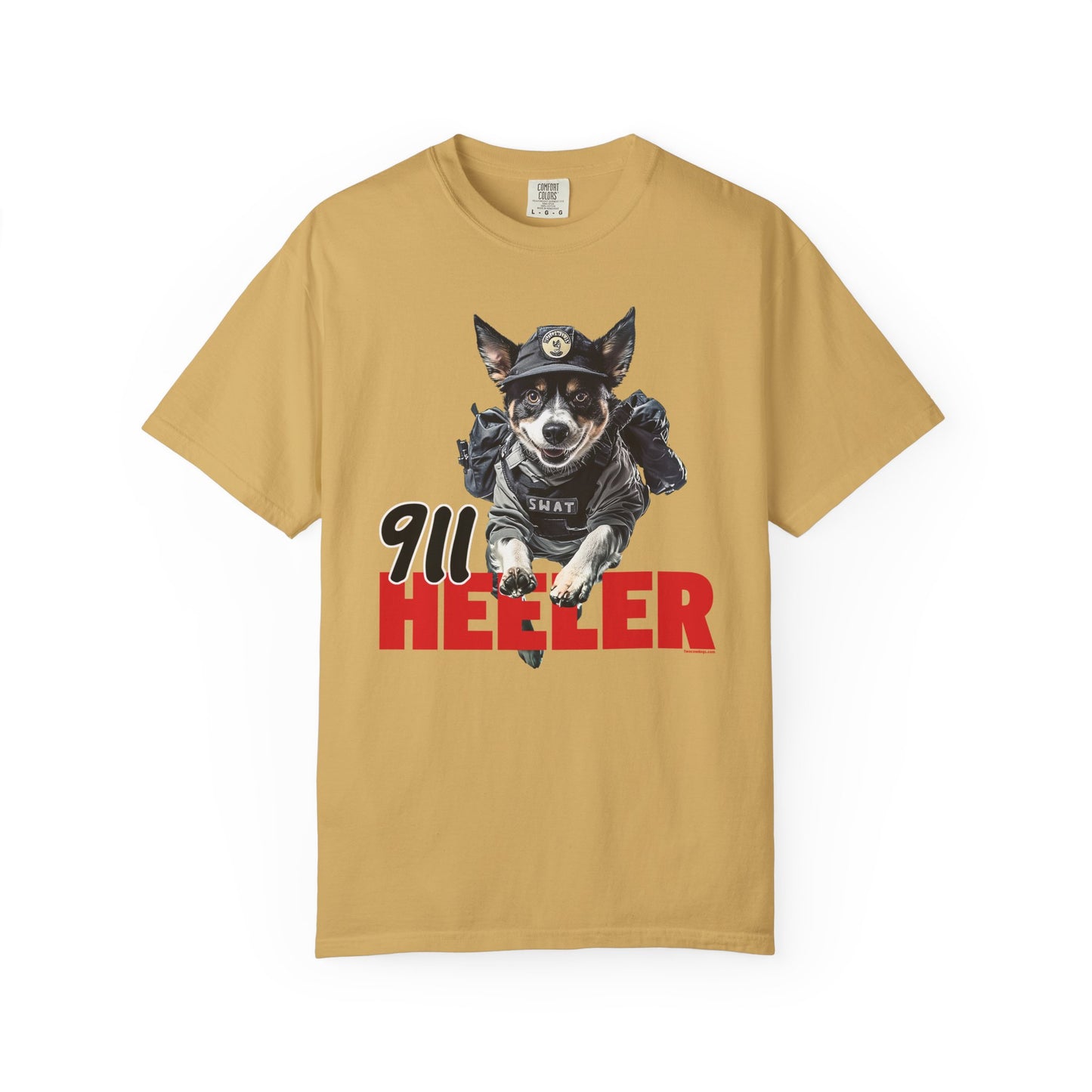 Heeler 911 Unisex T-shirt - Police Dog Design