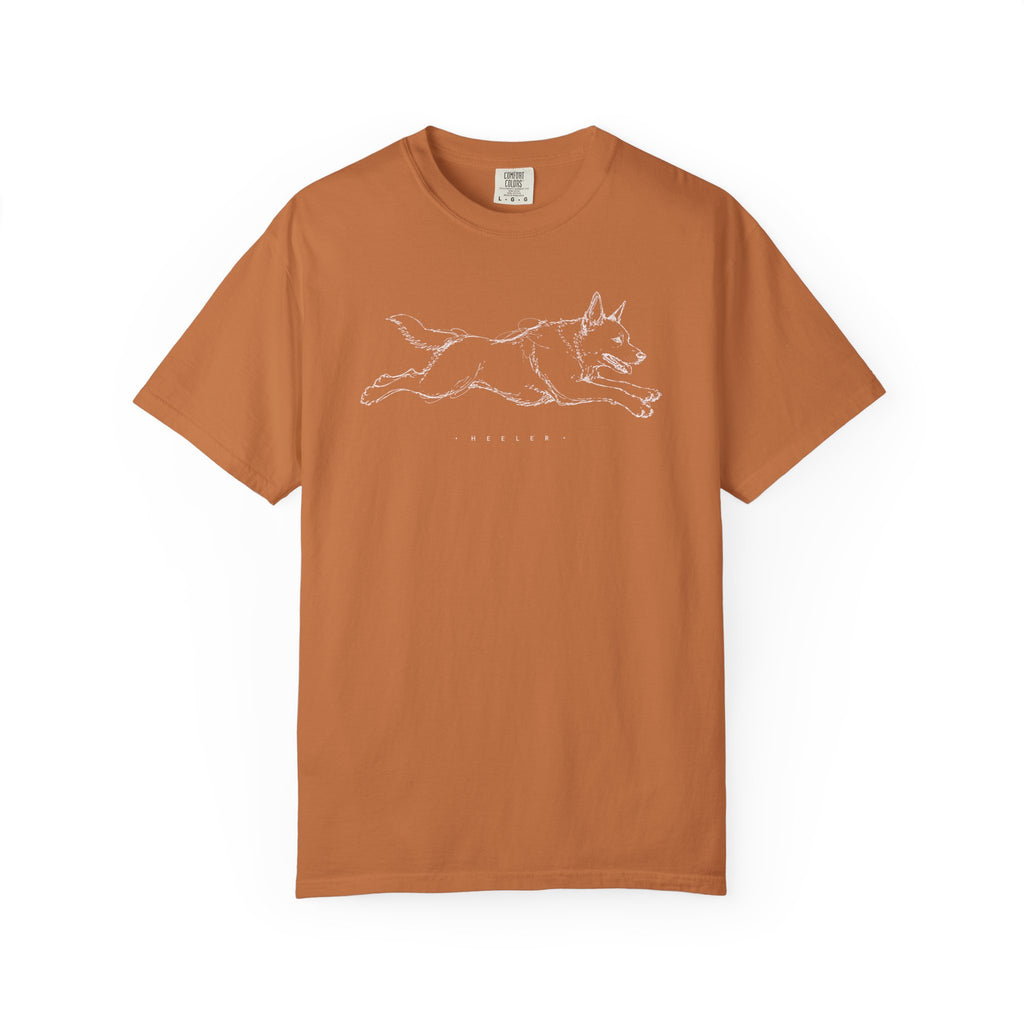 Heeler Line Art T-Shirt