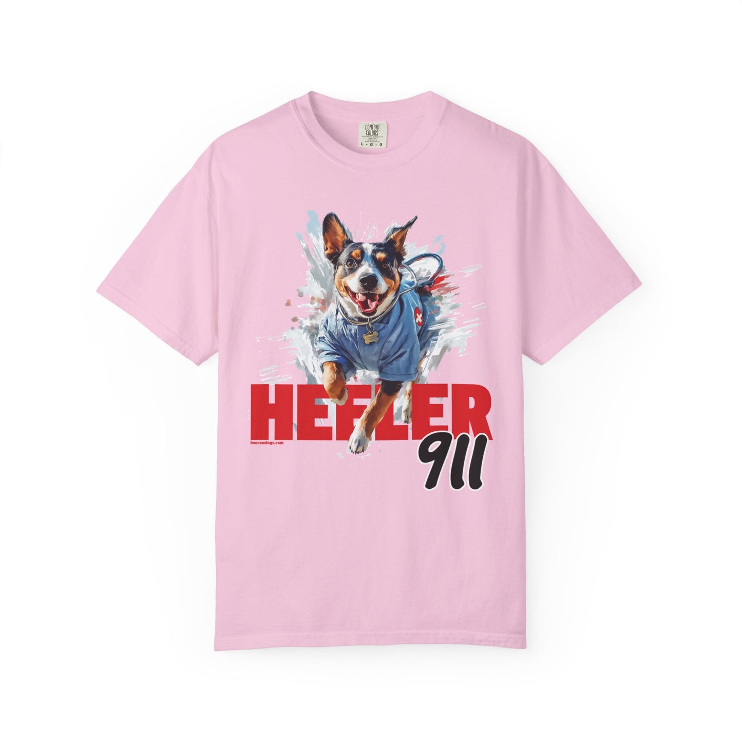 Heeler 911 Unisex T-shirt - Nurse Heeler Dog Design