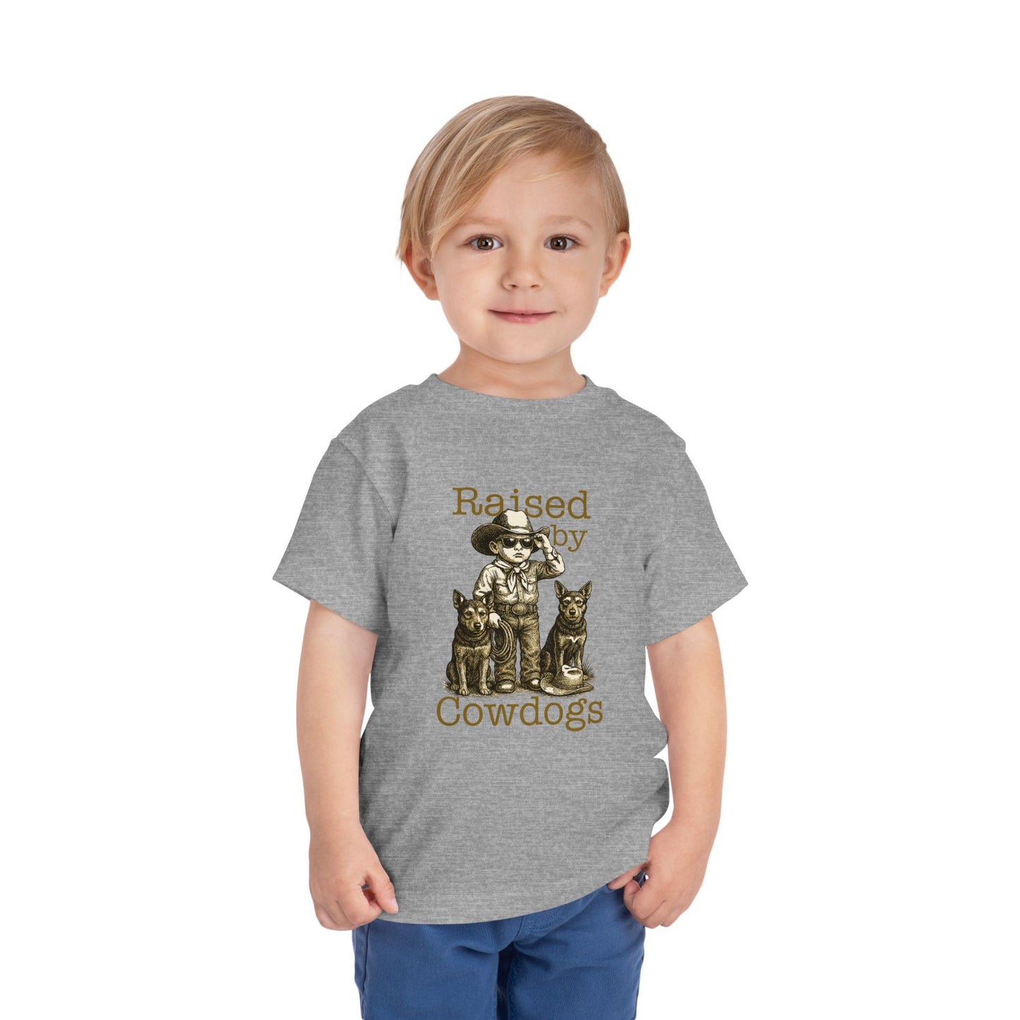 Raised by Cowdogs Boy Toddler TShirt