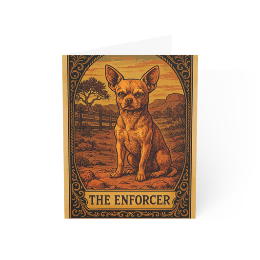 Chihuahua Notecards (10pcs) - The Enforcer Design