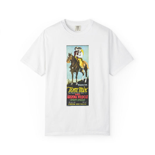 Tom Mix Unisex T-shirt, The Arizona Wildcat Design