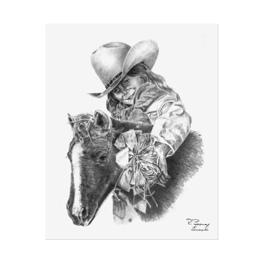 Christmas Pony Print
