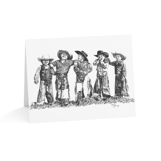 Mutton Busters Blank Notecards