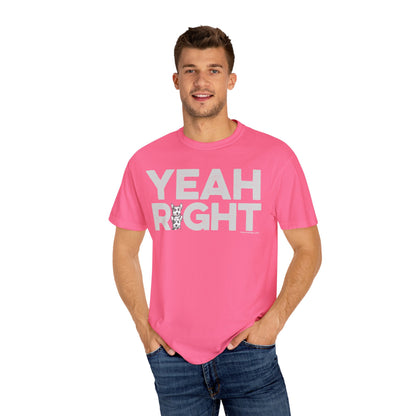 YEAH RIGHT, Garment Dyed T-Shirt