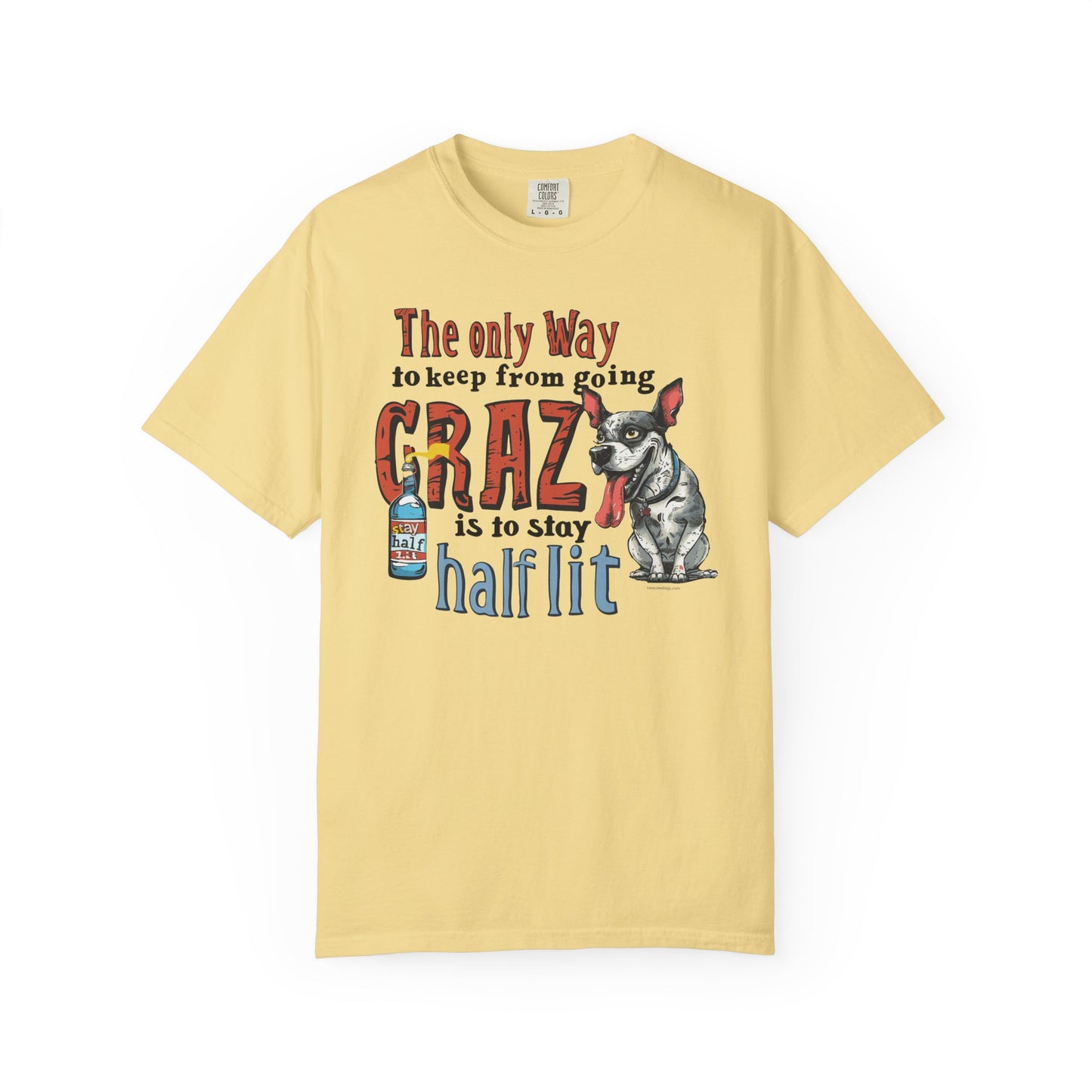 Crazy Half Lit Dog T-Shirt