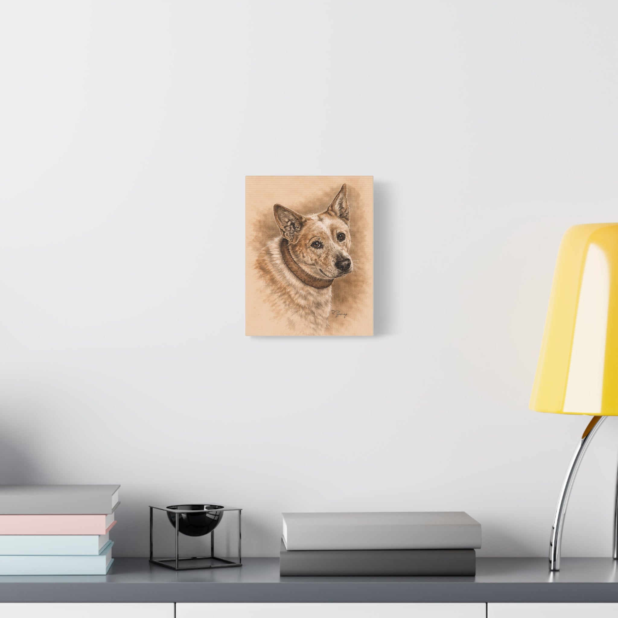 Australian Cattle Dog (Heeler) Stretched Canvas