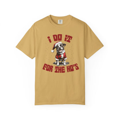 Holiday Cheer Unisex Garment-Dyed T-shirt, Christmas Gift Tee, Funny Xmas Shirt
