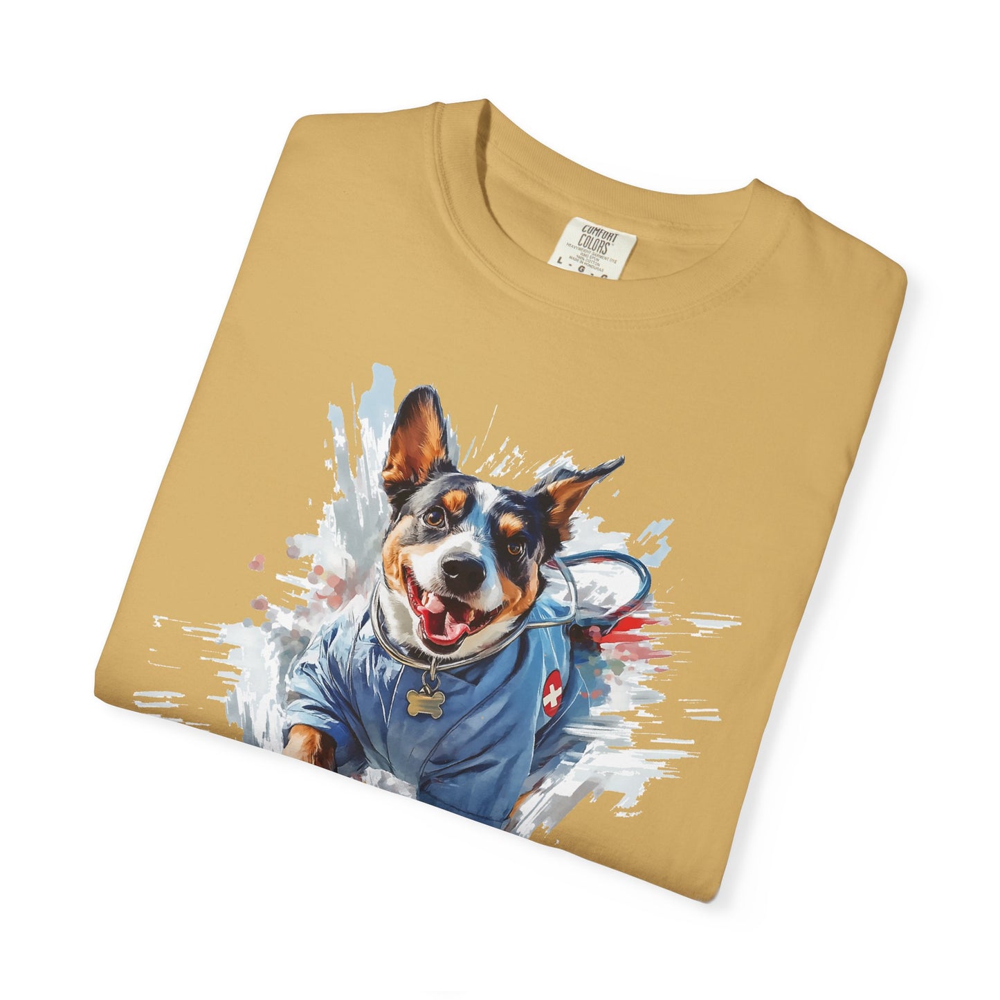 Heeler 911 Unisex T-shirt - Nurse Heeler Dog Design