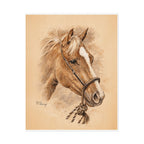 Horse in Mecate — Rolled Art Print