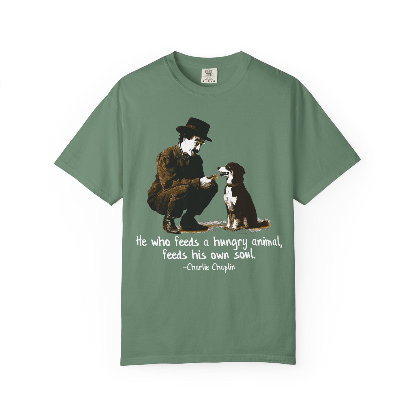 Vintage Chaplin Kindness Cowdog T-shirt