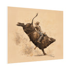 Rodeo Bull Rider Print
