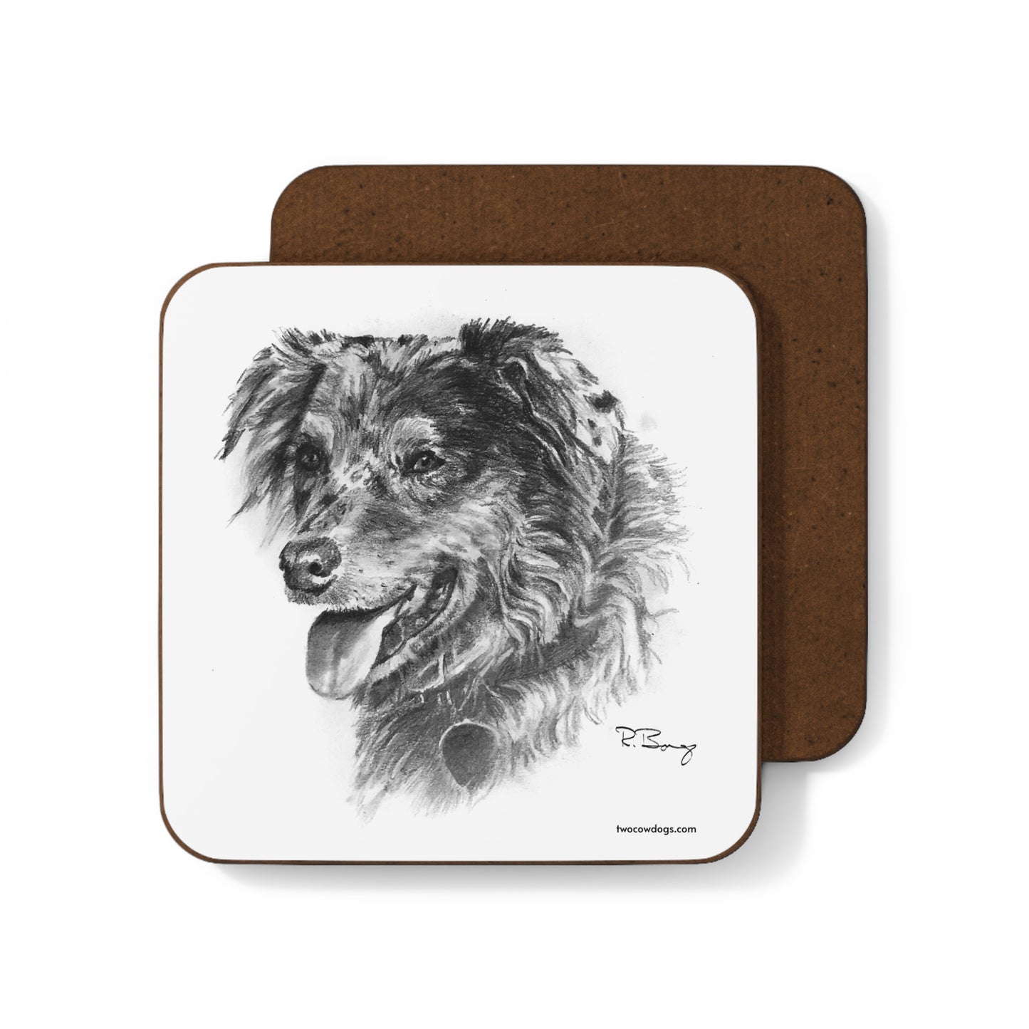 Aussie Hardboard Back Coaster
