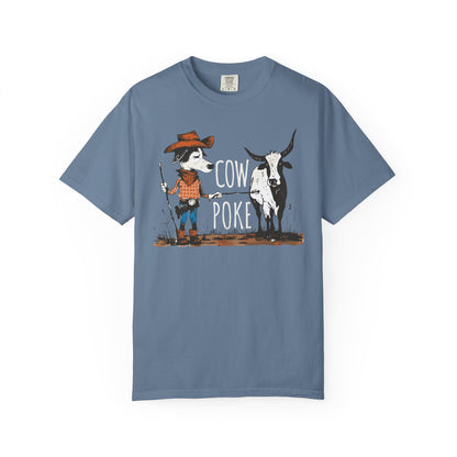 Cow Poke T-Shirt - Unisex Garment-Dyed