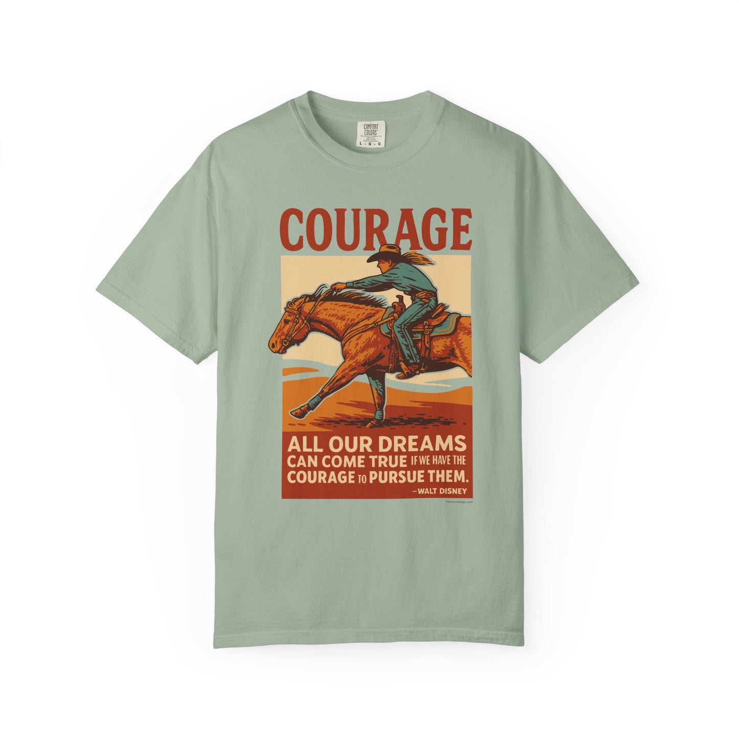 Barrel Racing Courage Graphic T-Shirt