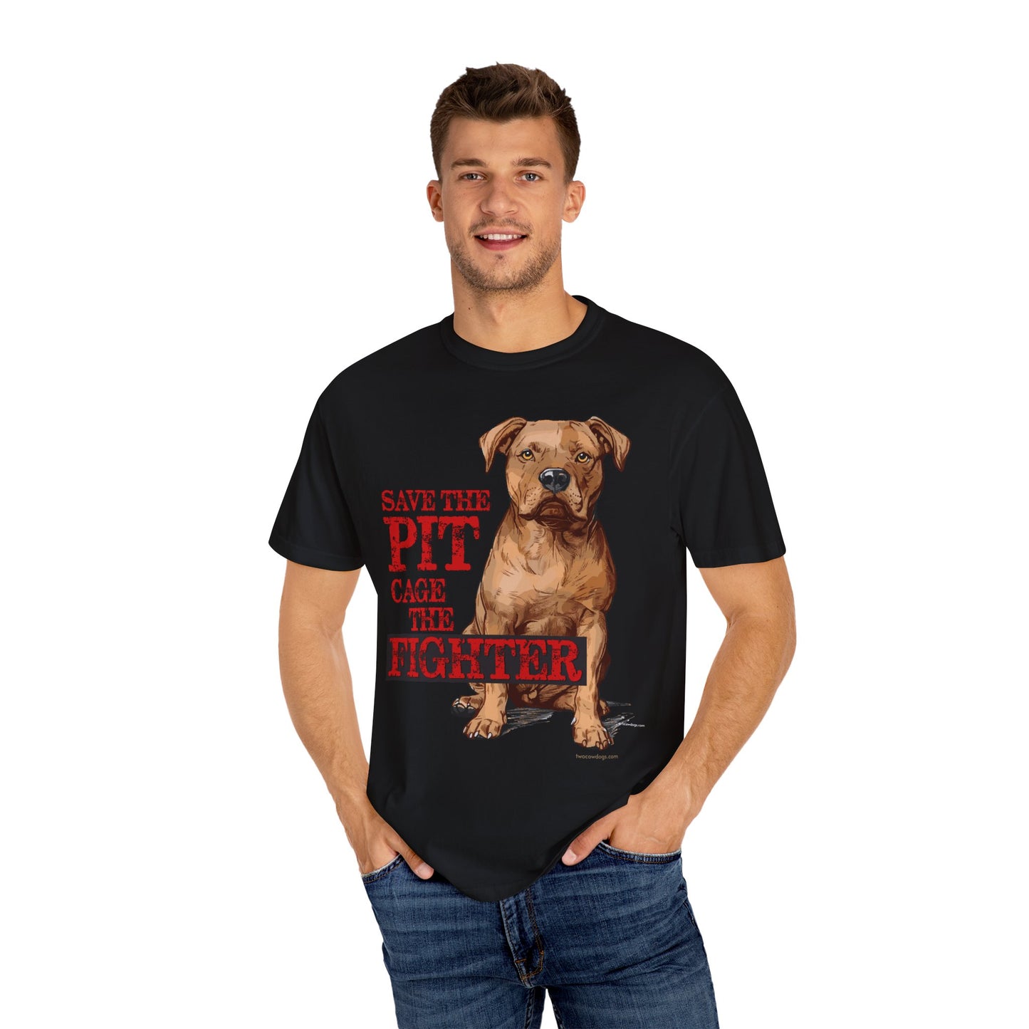 Save the Pit, Cage the Fighter T-Shirt