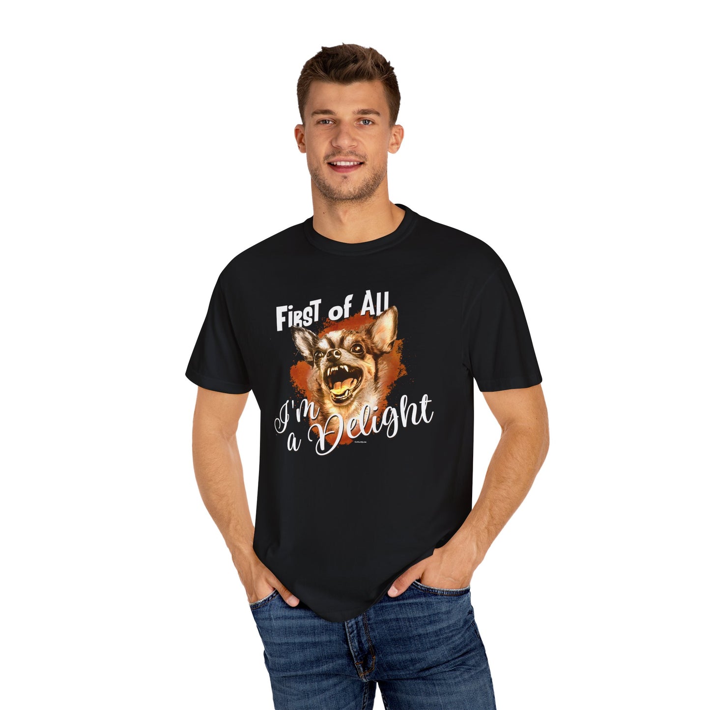 Chihuahua T-shirt - Unisex Garment-Dyed